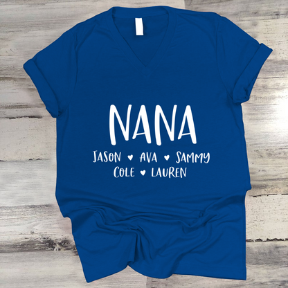 Personalized Nana Shirt, Mother's Day Gifts For Grandma