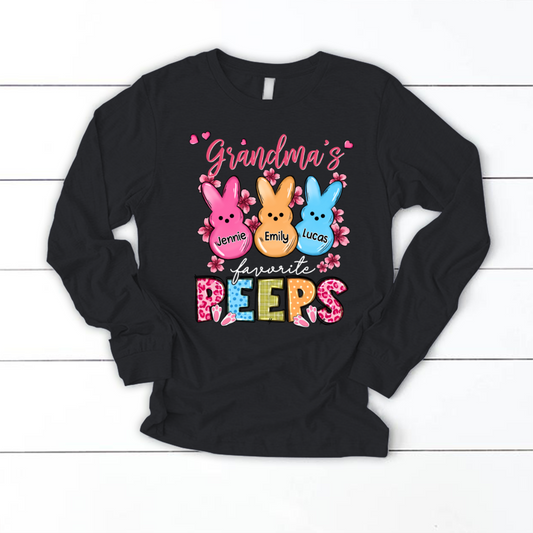 Personalized Grandma's Favorite Peeps CL01 Longsleeve