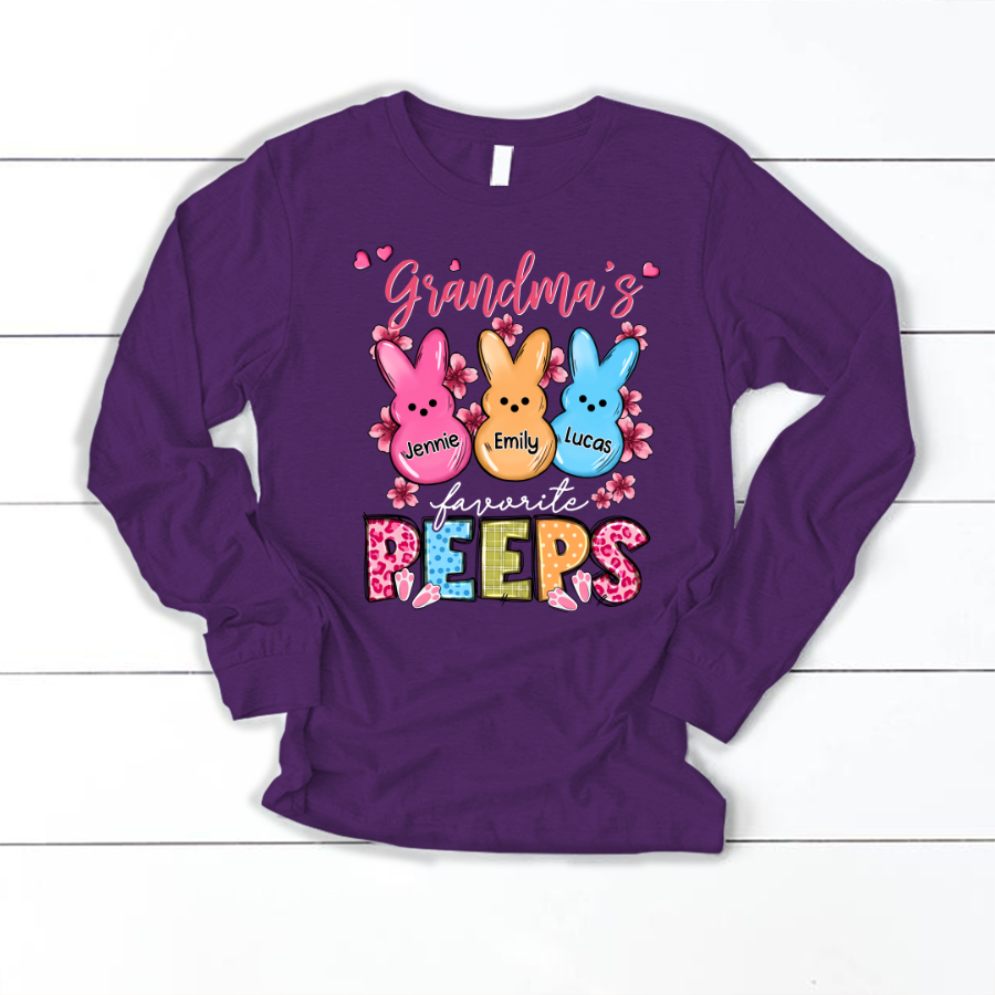 Personalized Grandma's Favorite Peeps CL01 Longsleeve