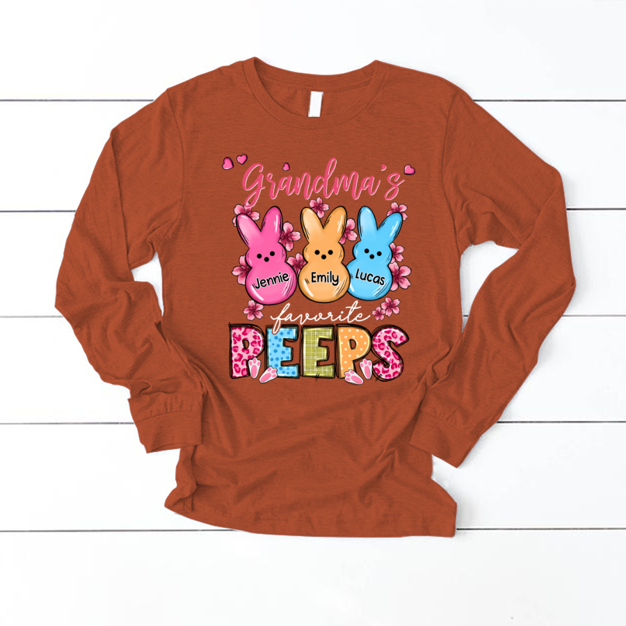 Personalized Grandma's Favorite Peeps CL01 Longsleeve