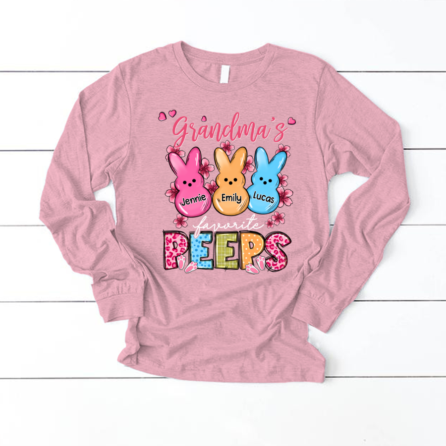 Personalized Grandma's Favorite Peeps CL01 Longsleeve
