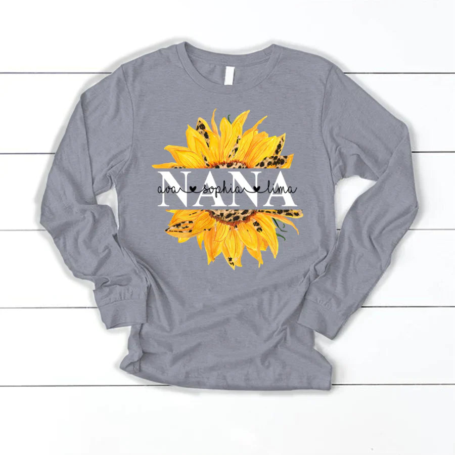 Sunflowers Nana And Kids VTN221126 Longsleeve