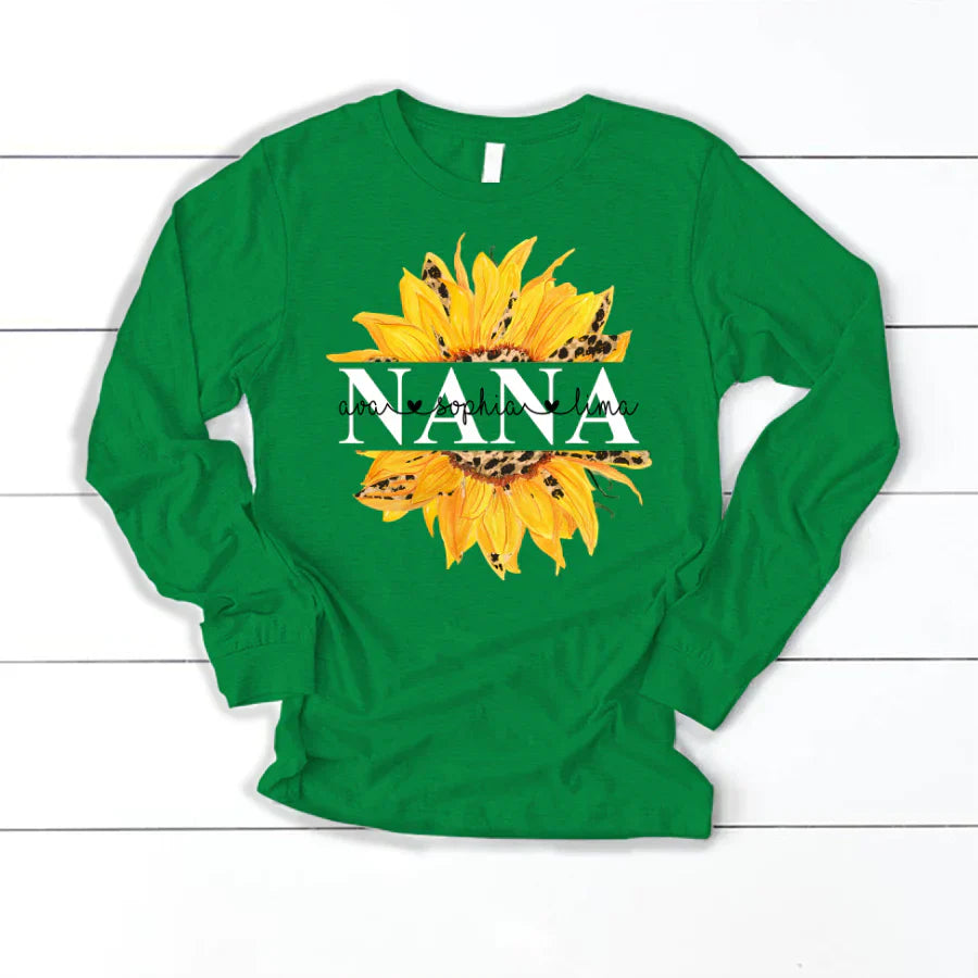 Sunflowers Nana And Kids VTN221126 Longsleeve