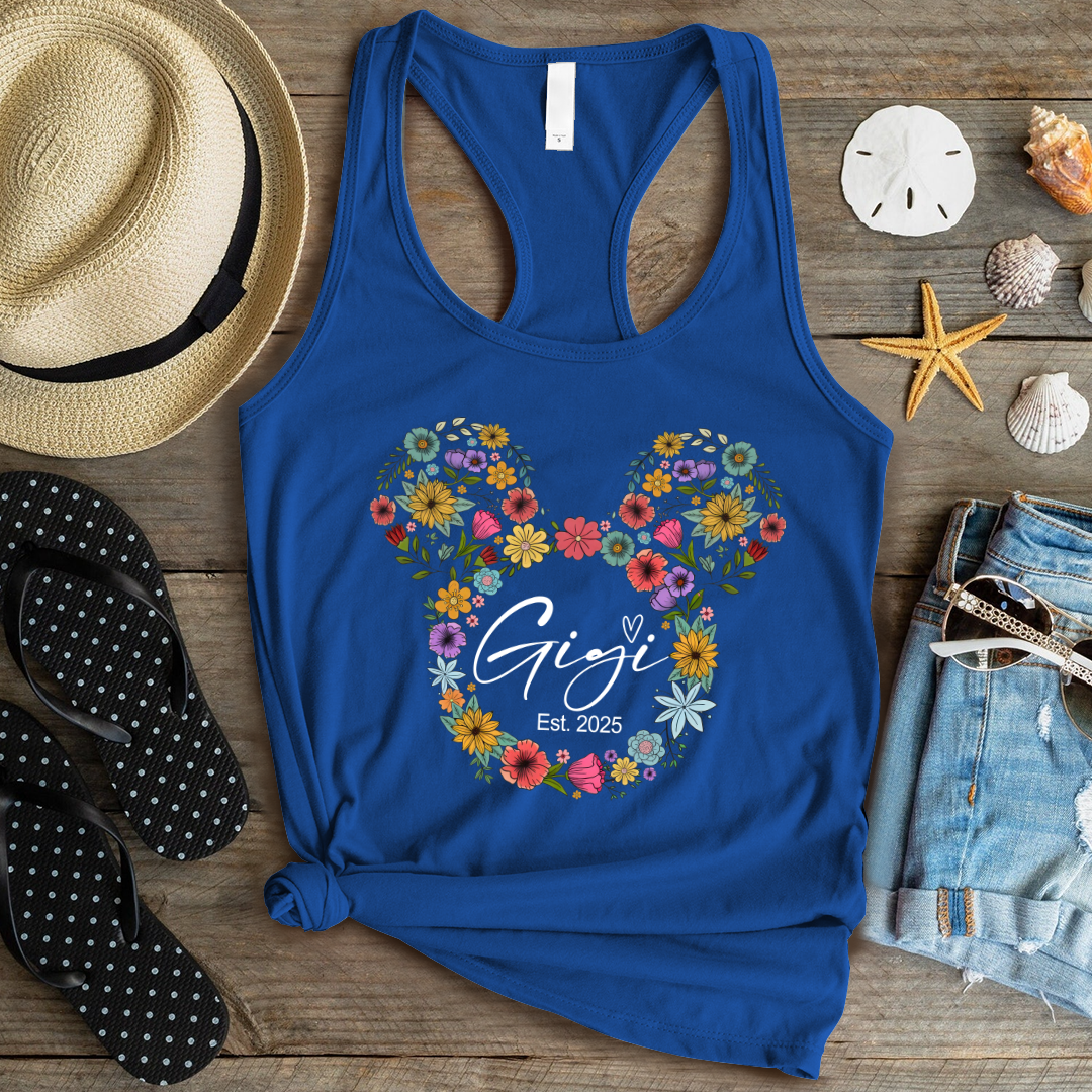 Test Custom Gigi Floral Mother's Day Gift Shirt