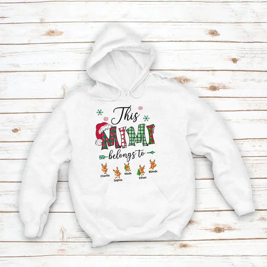 This Mimi Belongs to Christmas Reindeer Hoodie