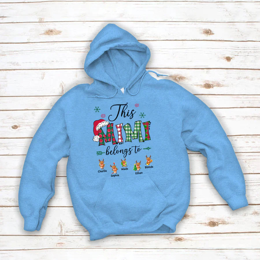This Mimi Belongs to Christmas Reindeer Hoodie