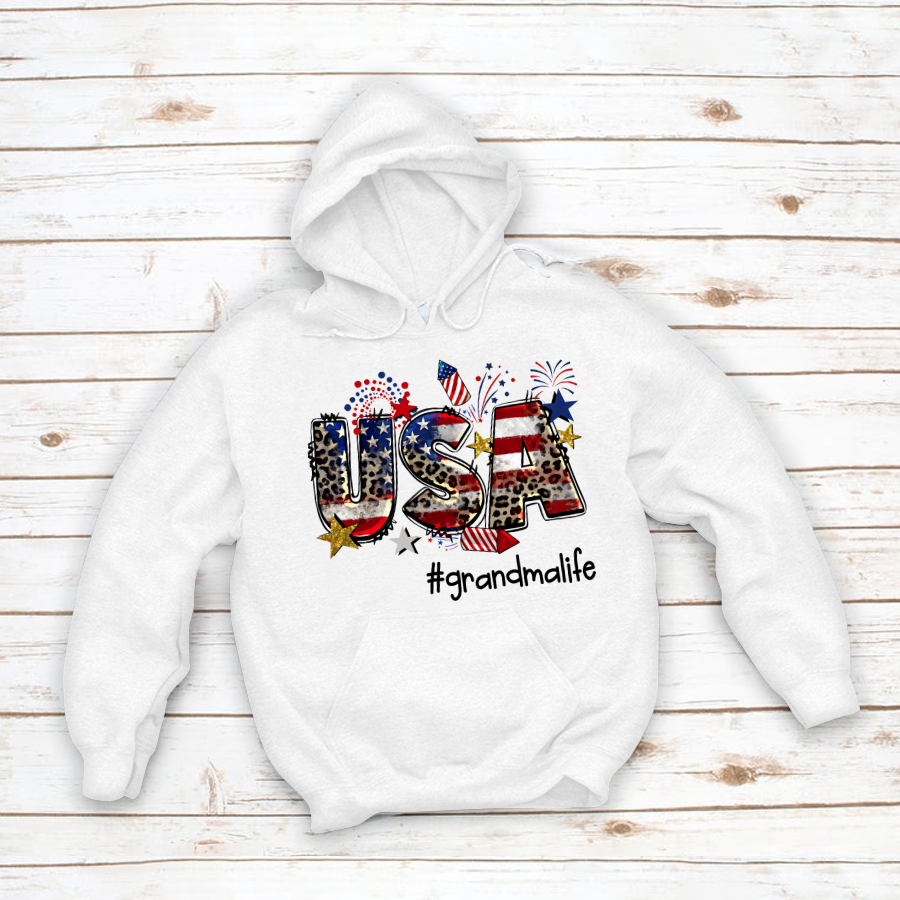 USA 4th of July  grandmalife CL01 Hoodie