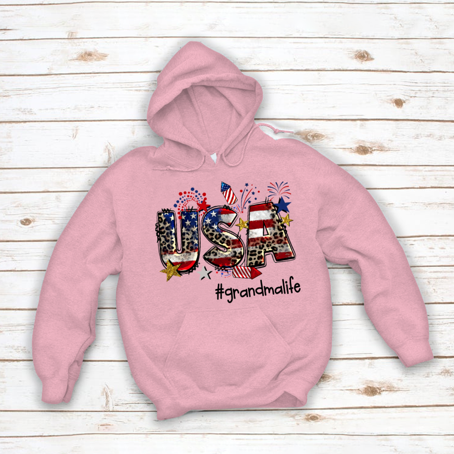 USA 4th of July  grandmalife CL01 Hoodie
