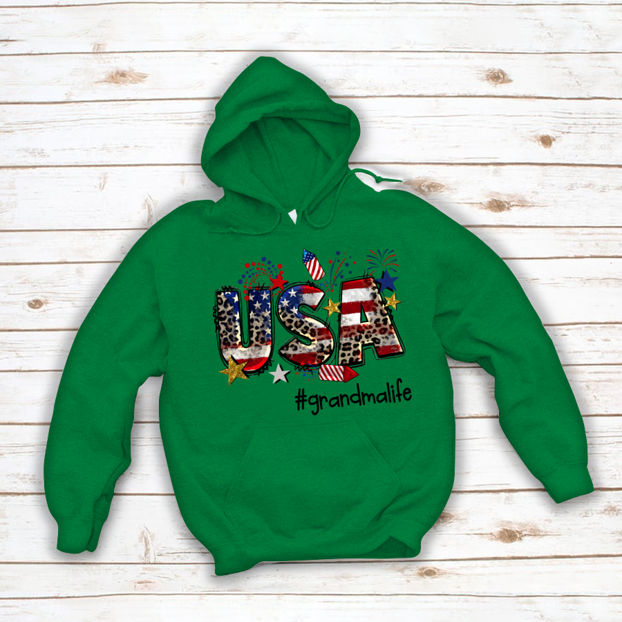 USA 4th of July  grandmalife CL01 Hoodie