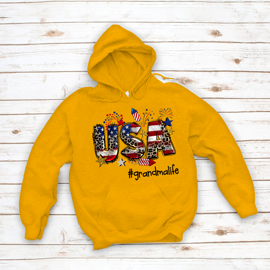 USA 4th of July  grandmalife CL01 Hoodie