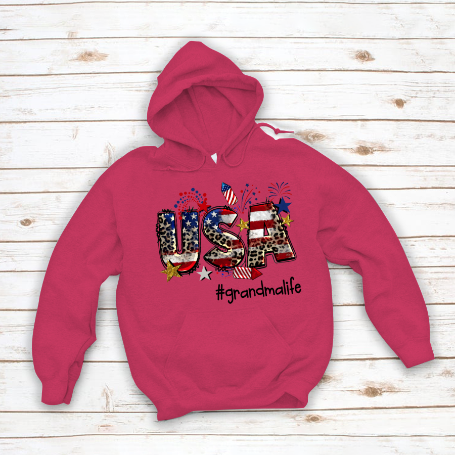 USA 4th of July  grandmalife CL01 Hoodie