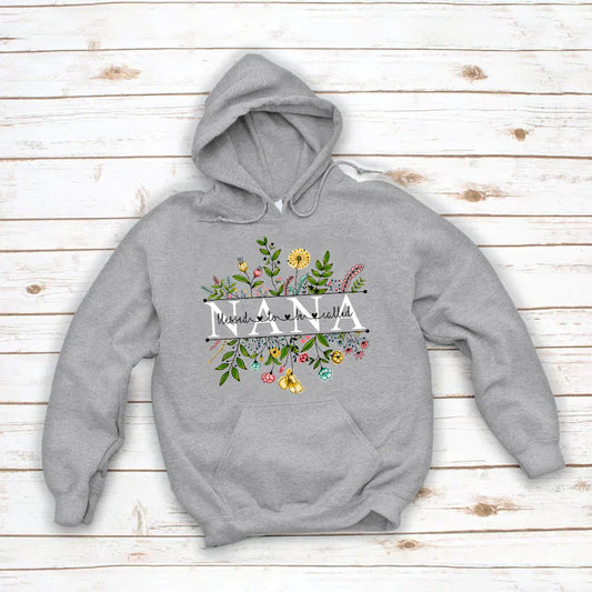 Wildflowers Blessed To Be Called Nana Hoodie