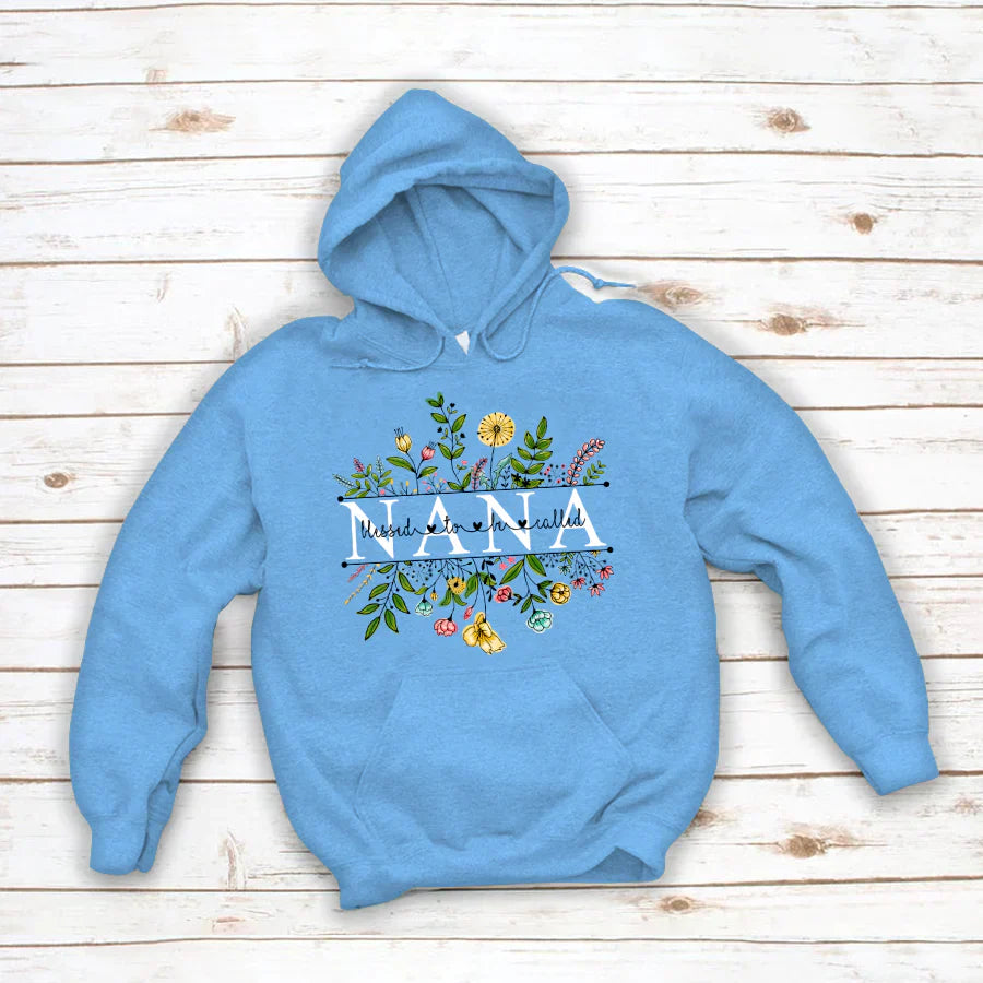 Wildflowers Blessed To Be Called Nana Hoodie