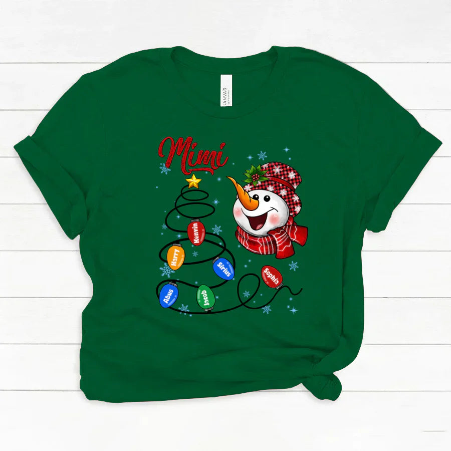 Christmas Tree Mimi And Grandkids CTH01 Classic Canvas