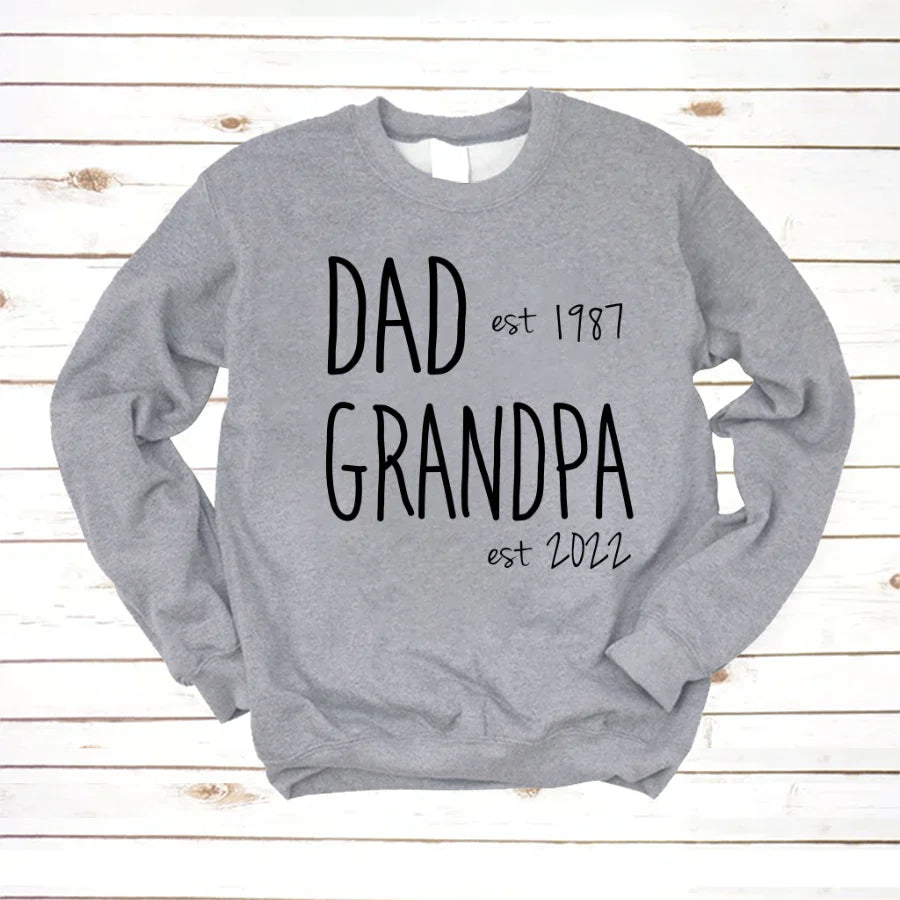 Dad Est Grandpa Est VT2212002 Sweatshirt