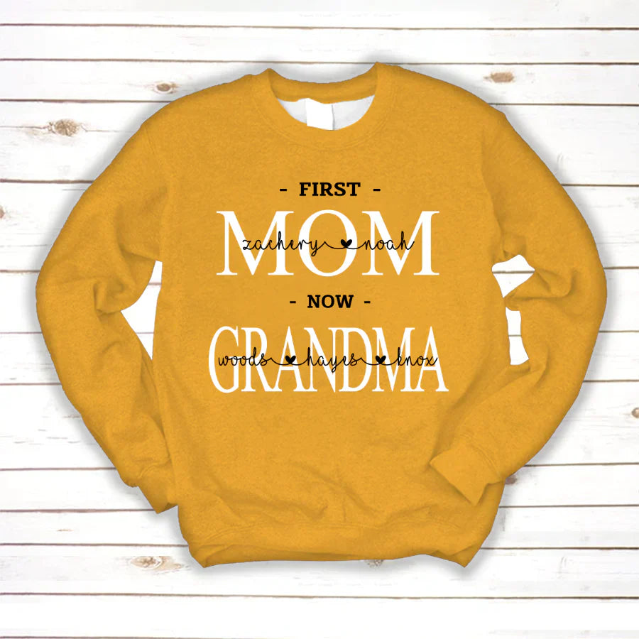 First Mom Kids And Grandma Grandkids VTN221126 Sweatshirt