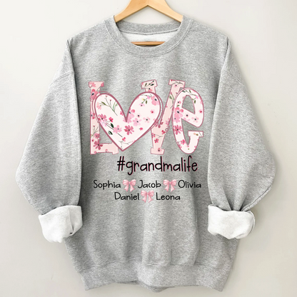 Flower Love Grandma Life Daisy Floral Mothers Day Gift Shirt