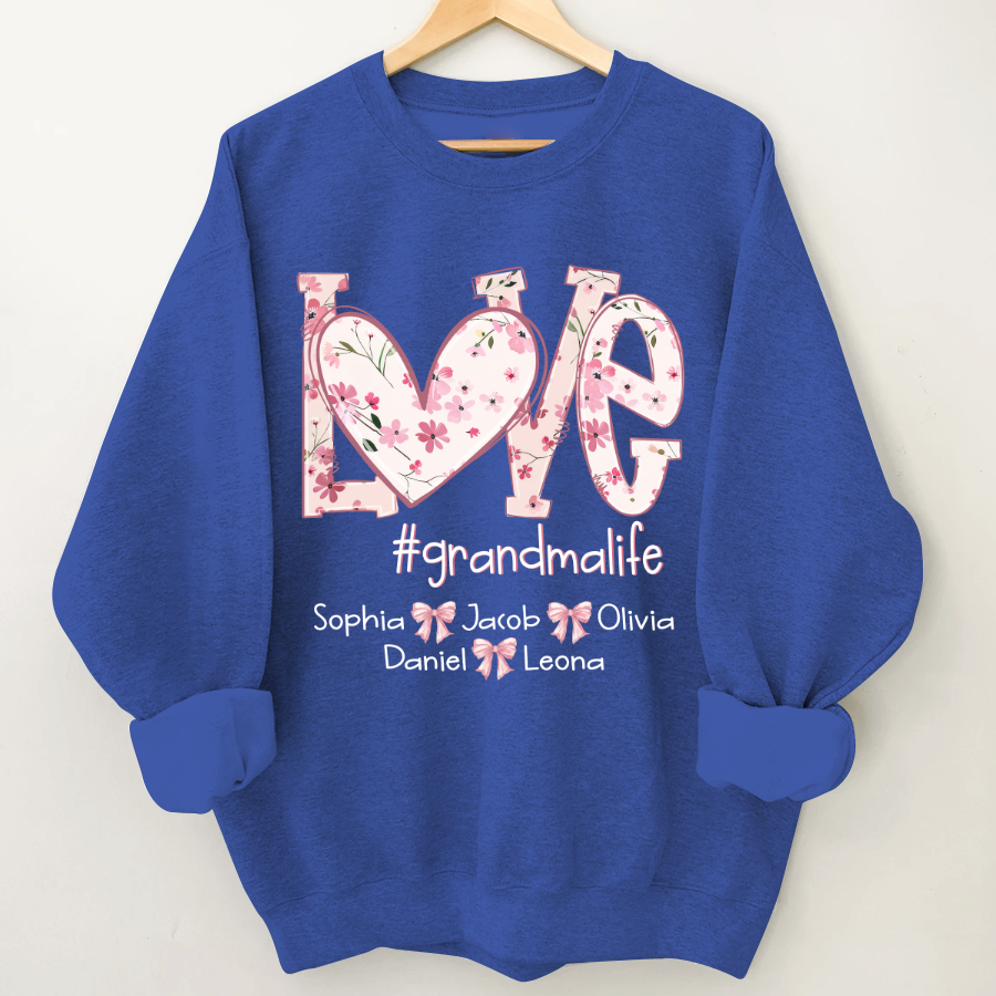 Flower Love Grandma Life Daisy Floral Mothers Day Gift Shirt