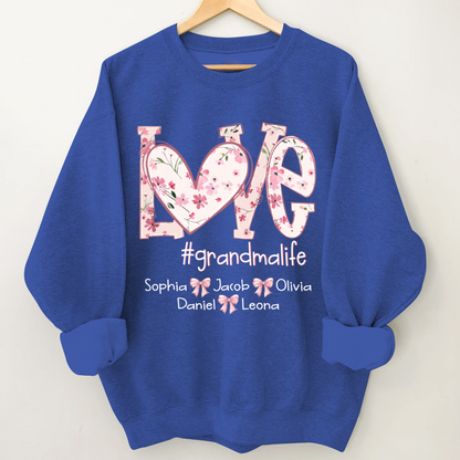Flower Love Grandma Life Daisy Floral Mothers Day Gift Shirt
