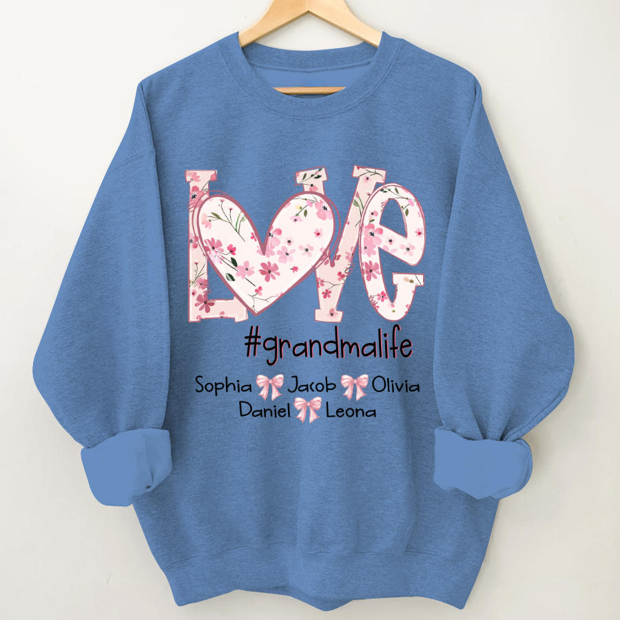 Flower Love Grandma Life Daisy Floral Mothers Day Gift Shirt