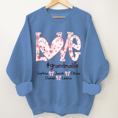 Flower Love Grandma Life Daisy Floral Mothers Day Gift Shirt