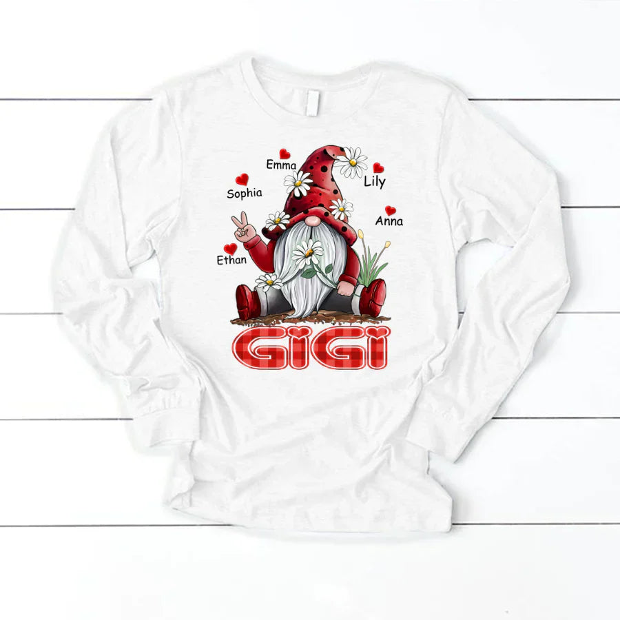 Gigi Gnome Heart Kids VT22120072 Longsleeve