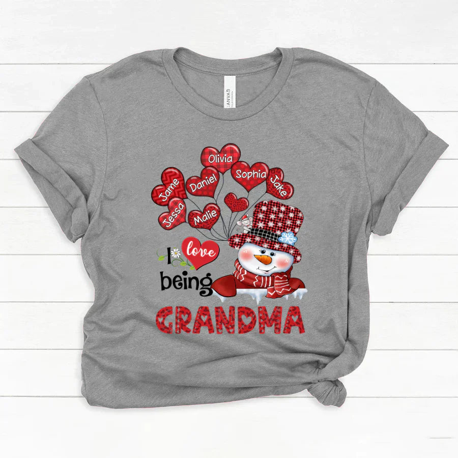 I Love Being A Grandma And Kids CTH01 Classic Canvas