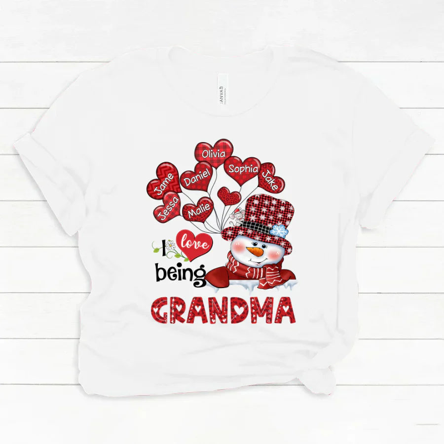 I Love Being A Grandma And Kids CTH01 Classic Canvas