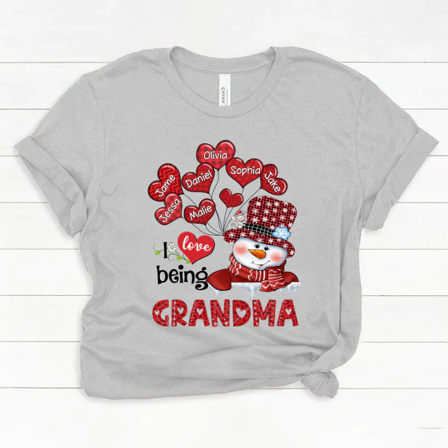 I Love Being A Grandma And Kids CTH01 Classic Canvas