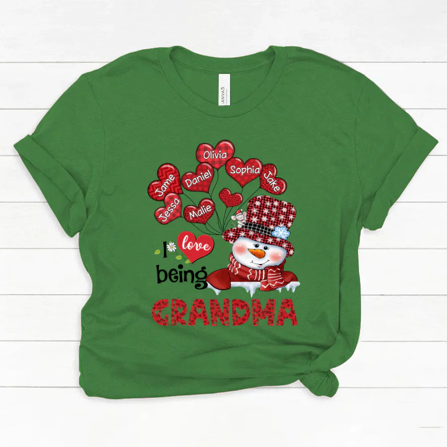 I Love Being A Grandma And Kids CTH01 Classic Canvas