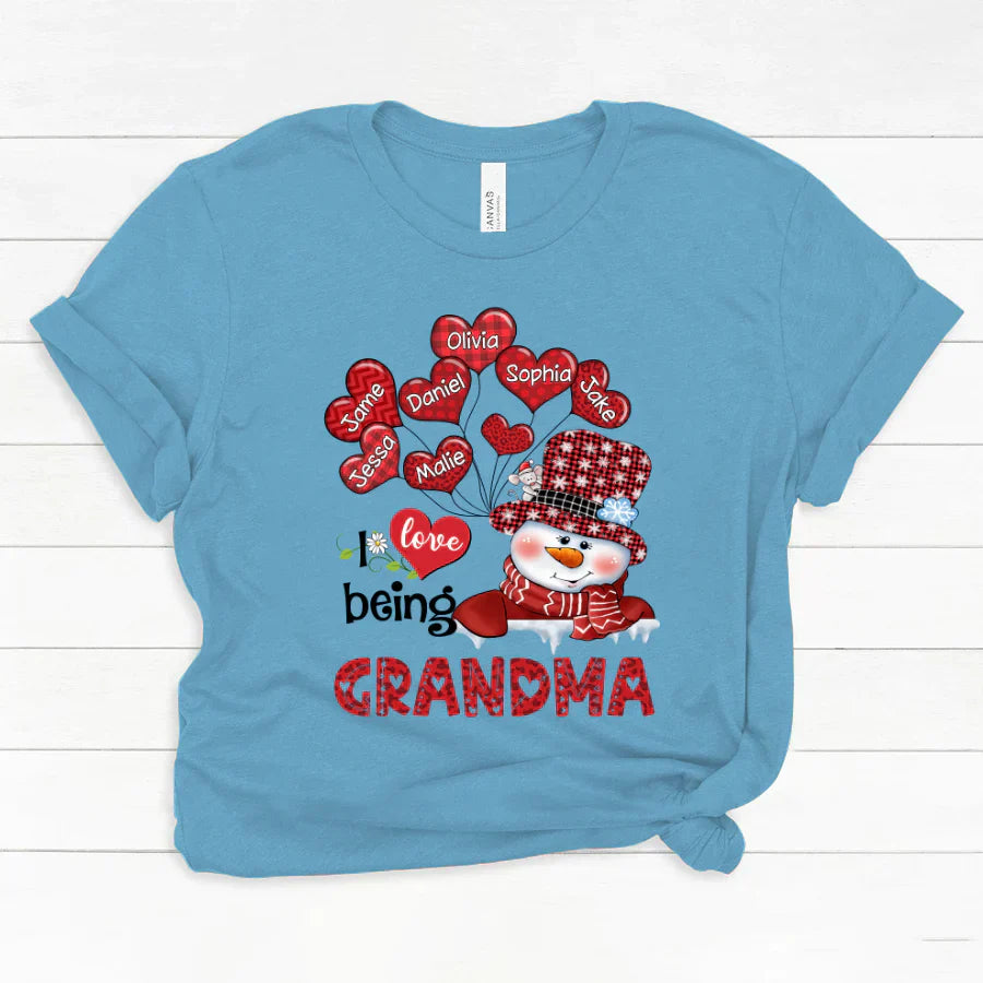 I Love Being A Grandma And Kids CTH01 Classic Canvas