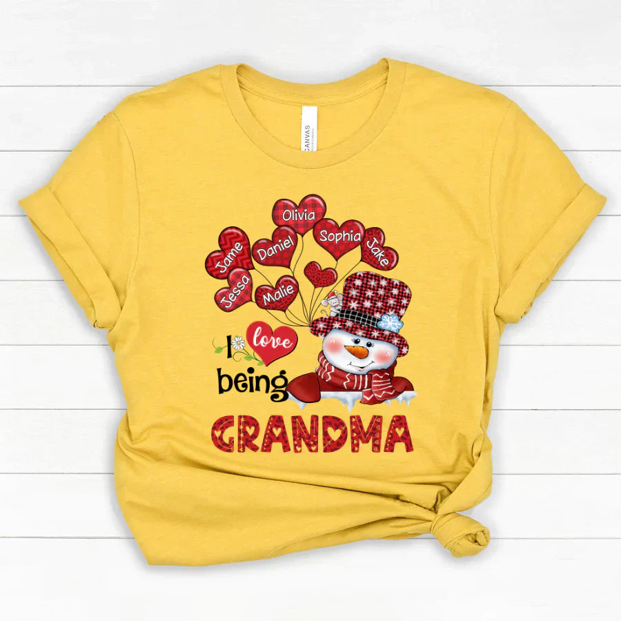 I Love Being A Grandma And Kids CTH01 Classic Canvas