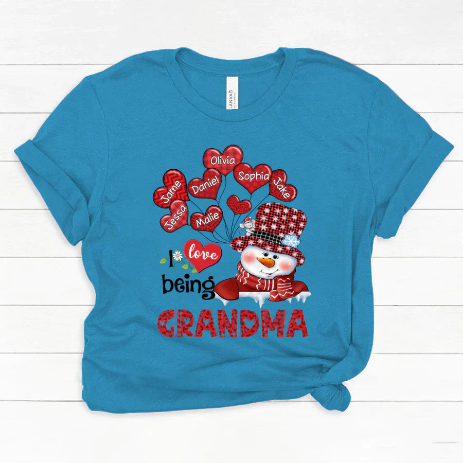 I Love Being A Grandma And Kids CTH01 Classic Canvas