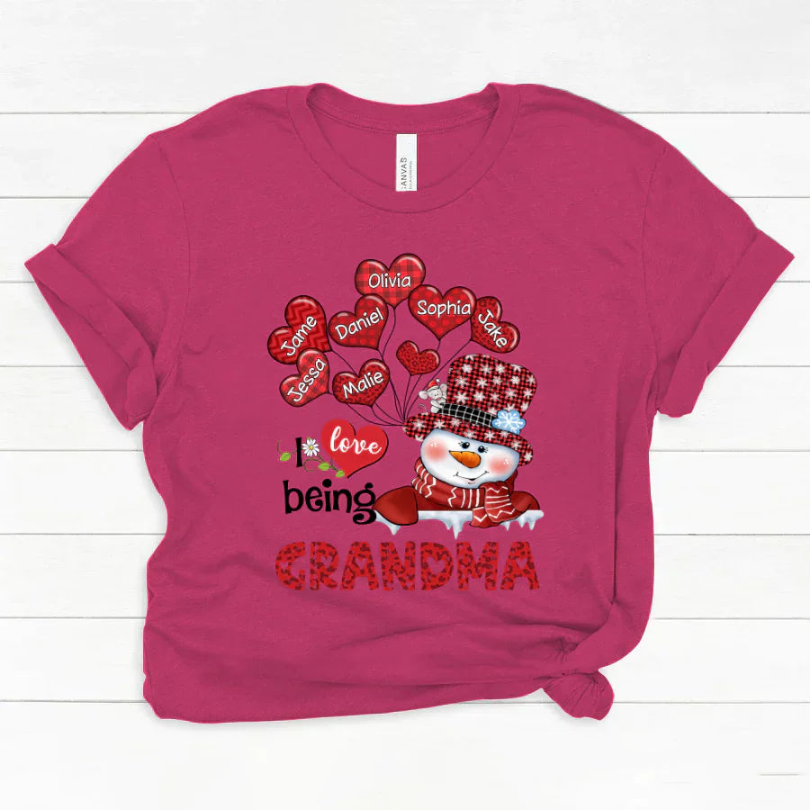 I Love Being A Grandma And Kids CTH01 Classic Canvas