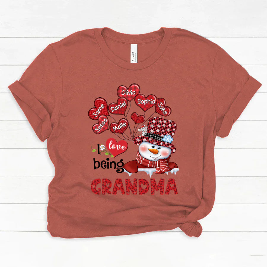I Love Being A Grandma And Kids CTH01 Classic Canvas