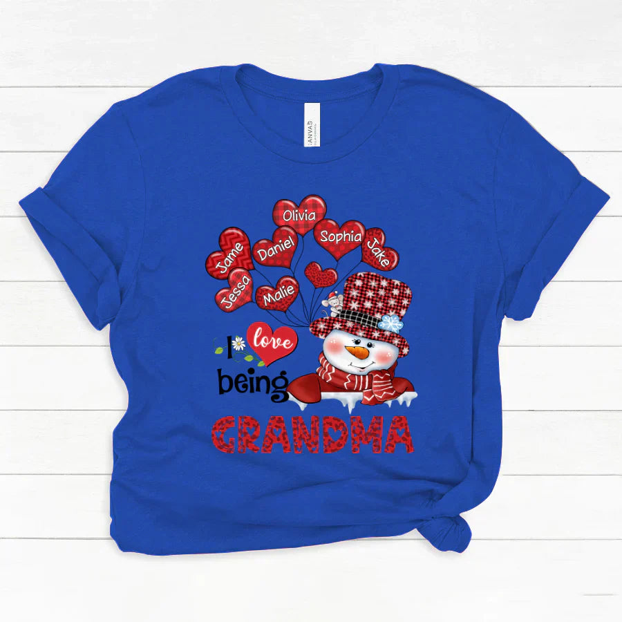 I Love Being A Grandma And Kids CTH01 Classic Canvas