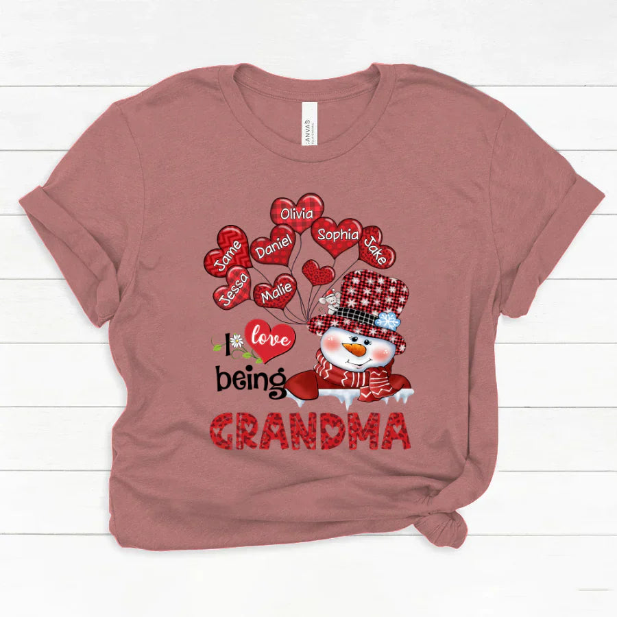 I Love Being A Grandma And Kids CTH01 Classic Canvas