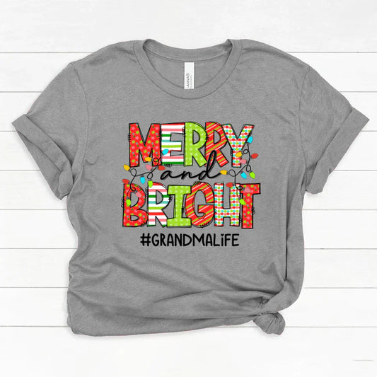 Merry And Bright Grandma Life CTH01 Classic Canvas