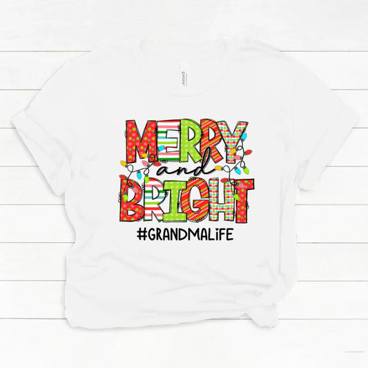 Merry And Bright Grandma Life CTH01 Classic Canvas