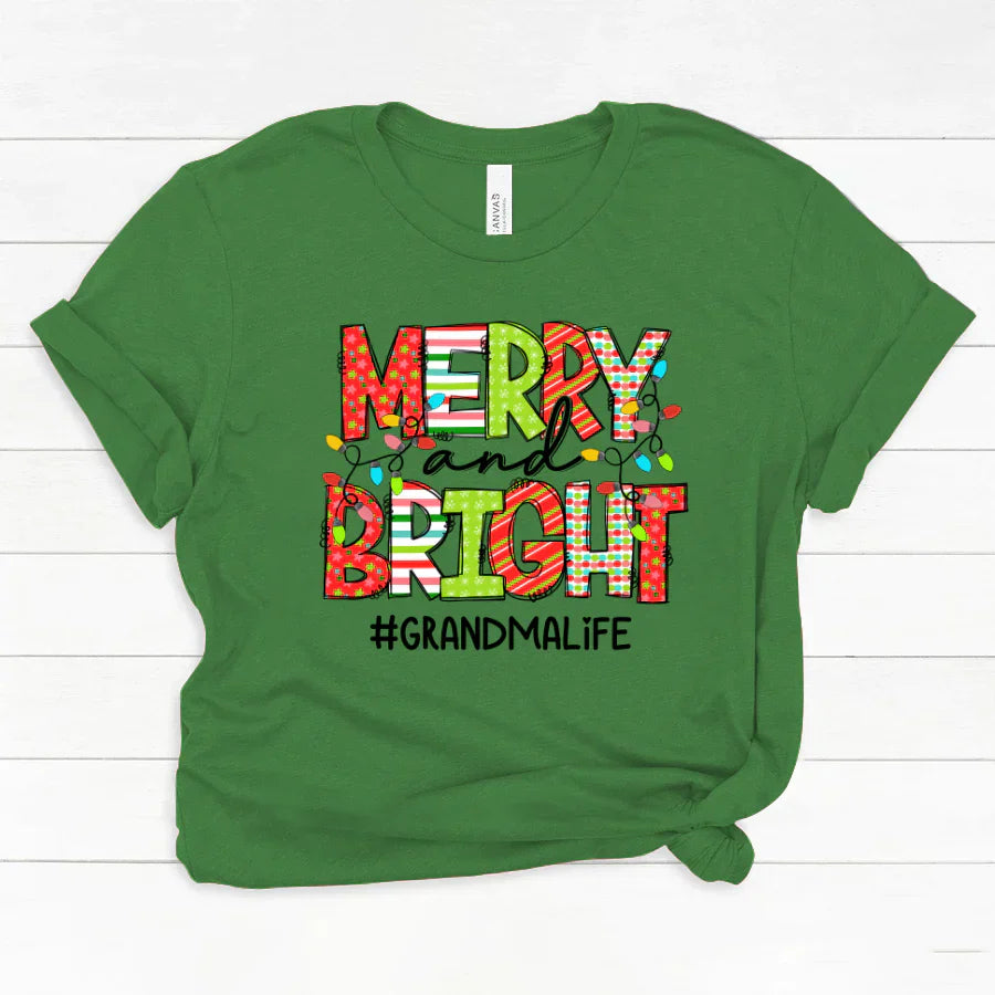 Merry And Bright Grandma Life CTH01 Classic Canvas