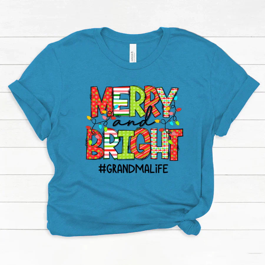 Merry And Bright Grandma Life CTH01 Classic Canvas