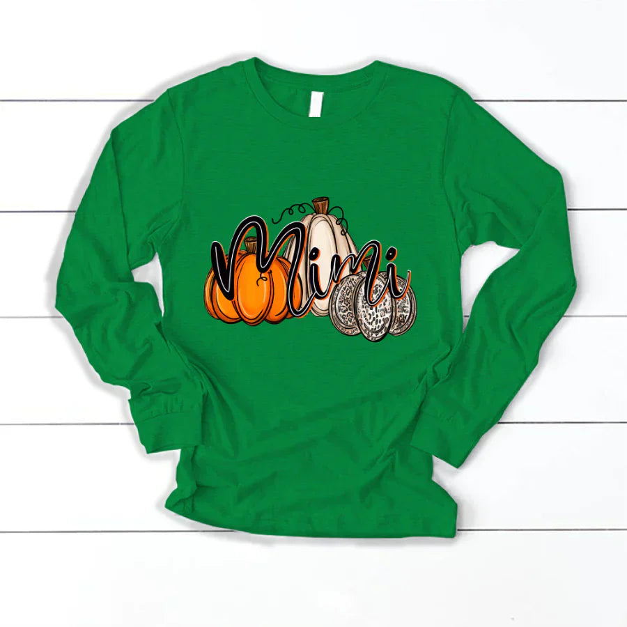 Mimi Pumpkin Leopard Autumn Longsleeve