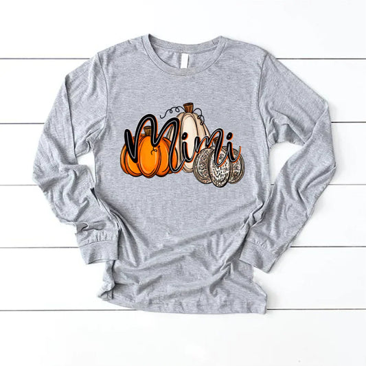 Mimi Pumpkins Leopard Autumn Longsleeve