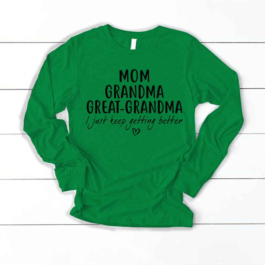 Mom Grandma Great Grandma CL01 Longsleeve