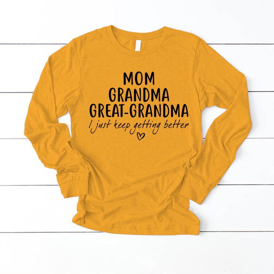 Mom Grandma Great Grandma CL01 Longsleeve