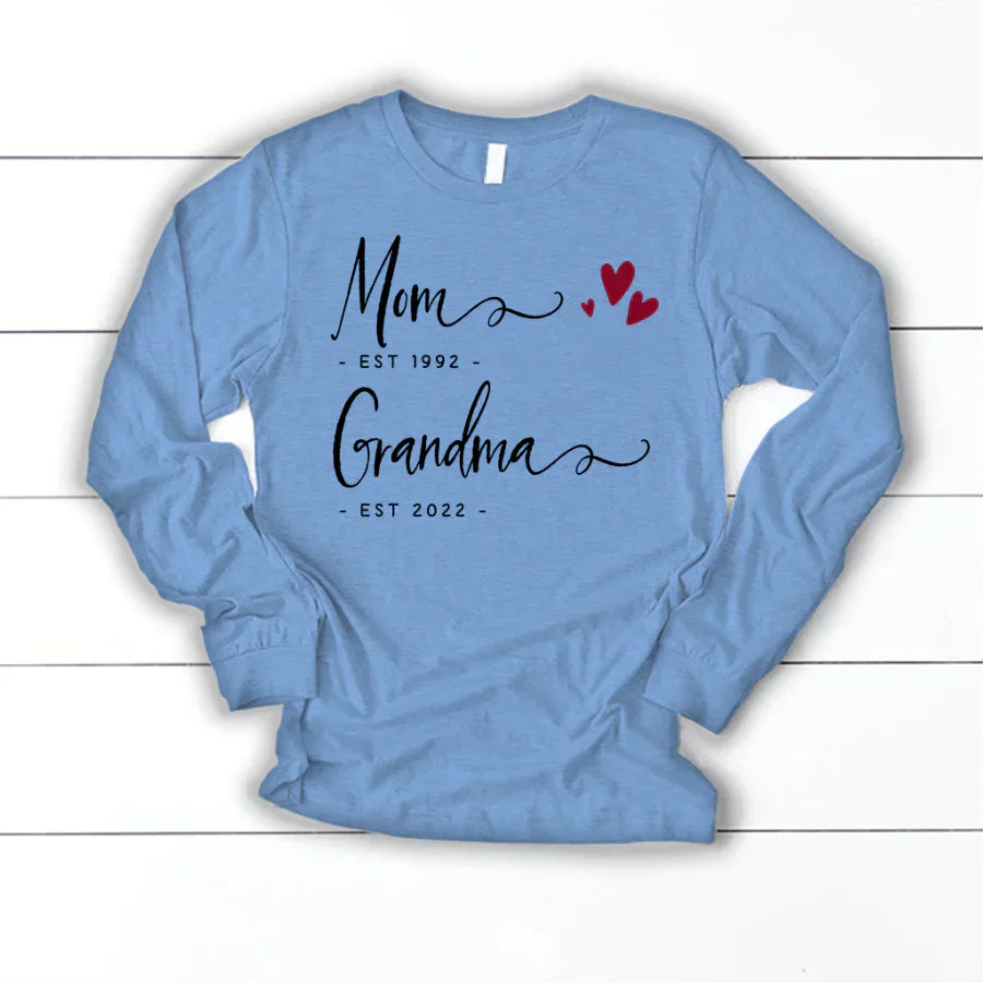Mom Grandma VTN221125 Longsleeve