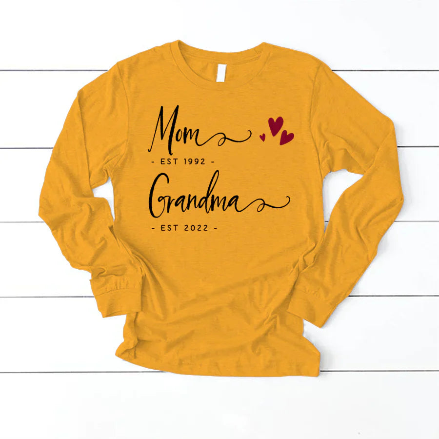 Mom Grandma VTN221125 Longsleeve