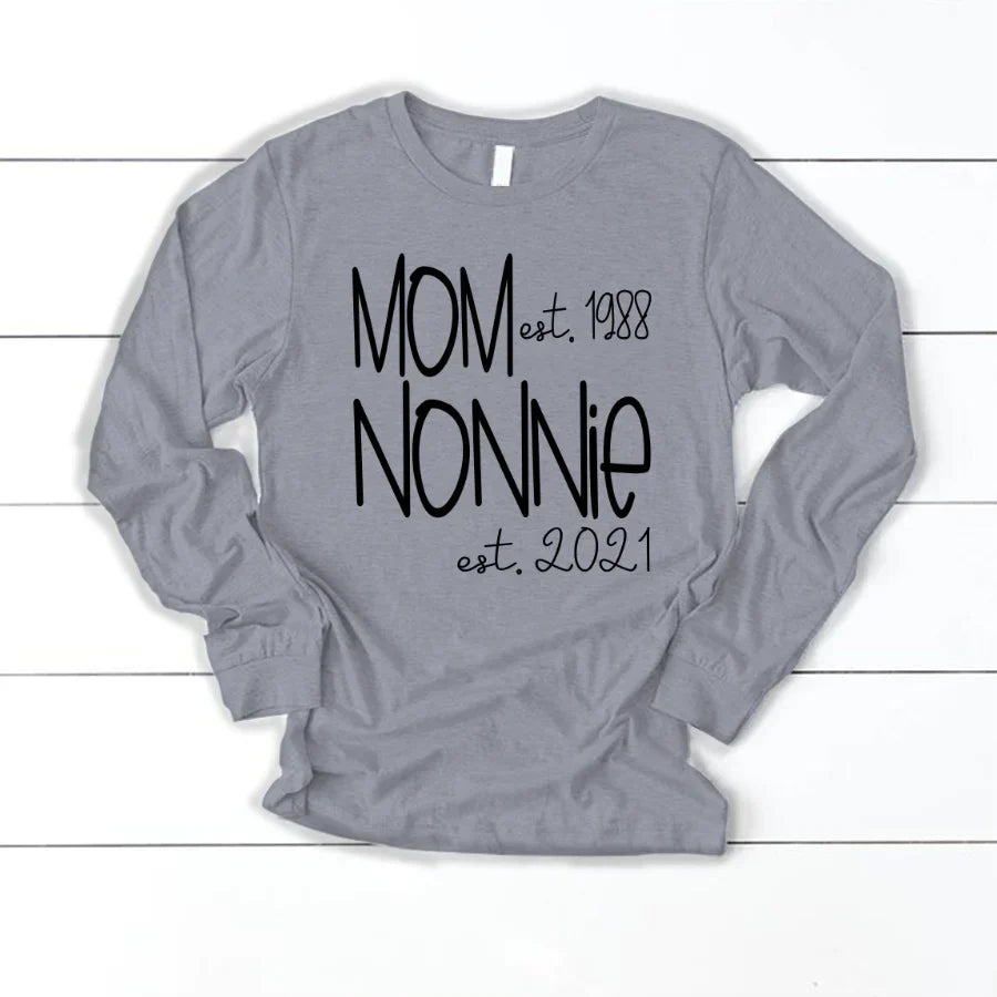 Mom Nonnie Est VTN221125 Longsleeve