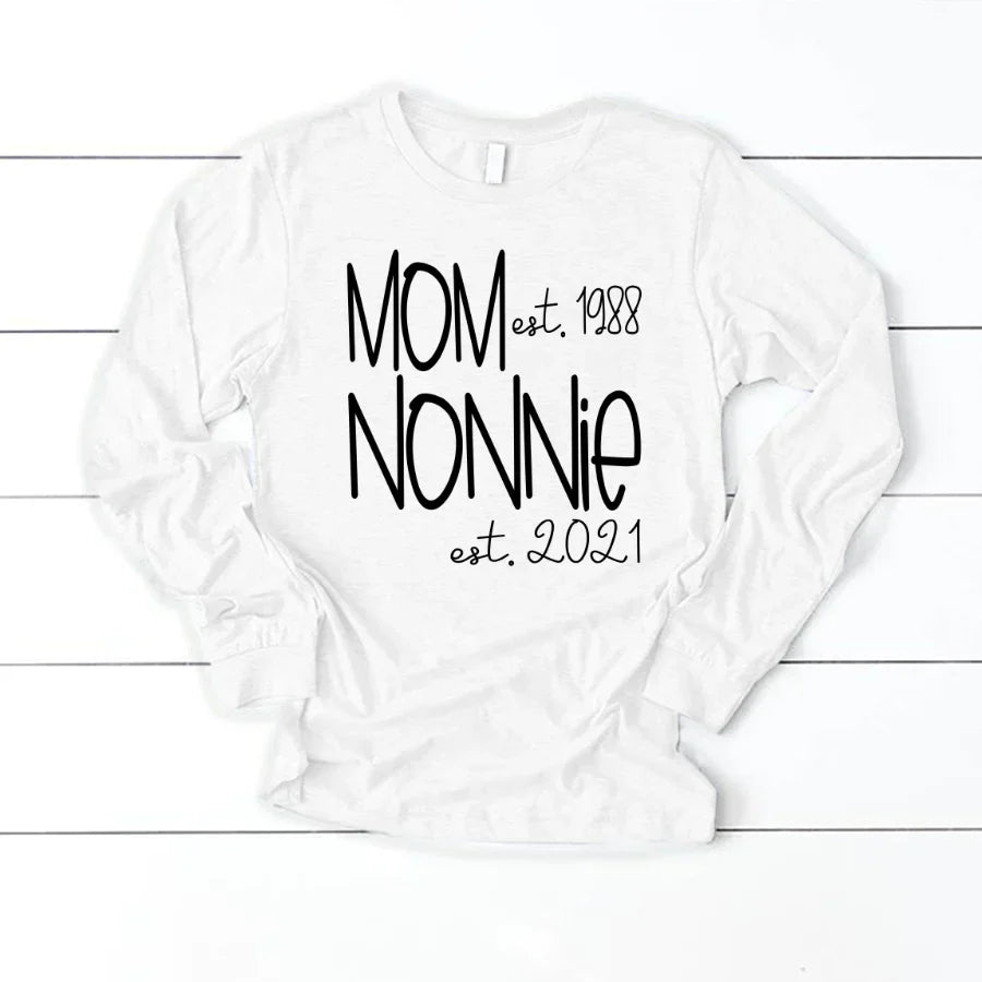 Mom Nonnie Est VTN221125 Longsleeve
