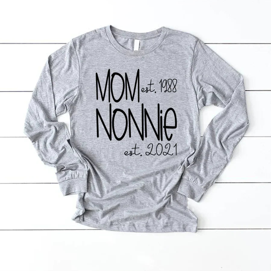 Mom Nonnie Est VTN221125 Longsleeve
